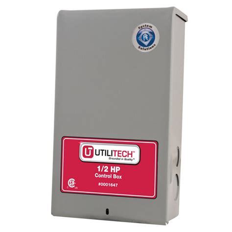 utilitech steel control box|Control Box, 3/4HP, 230V, 1Phase .